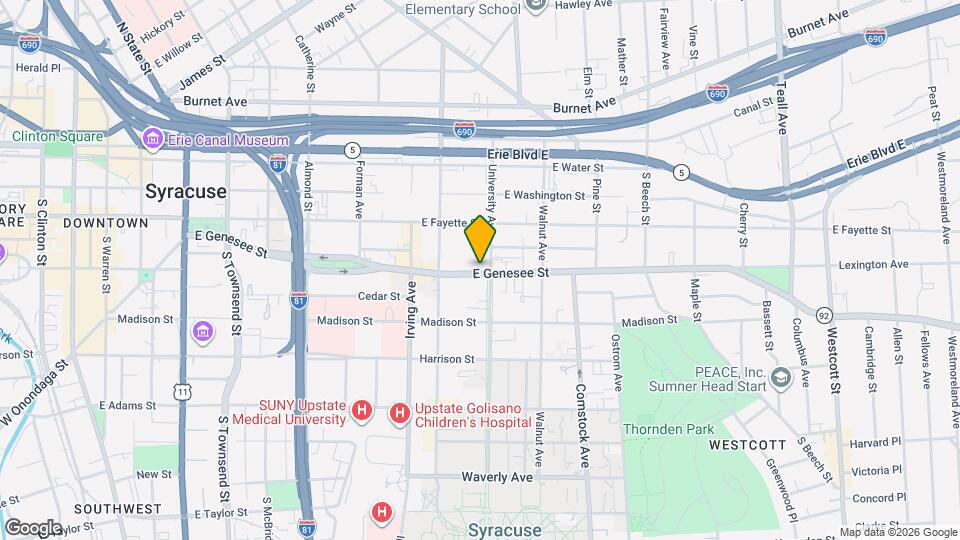 1071 Genesee St Map and Location Details