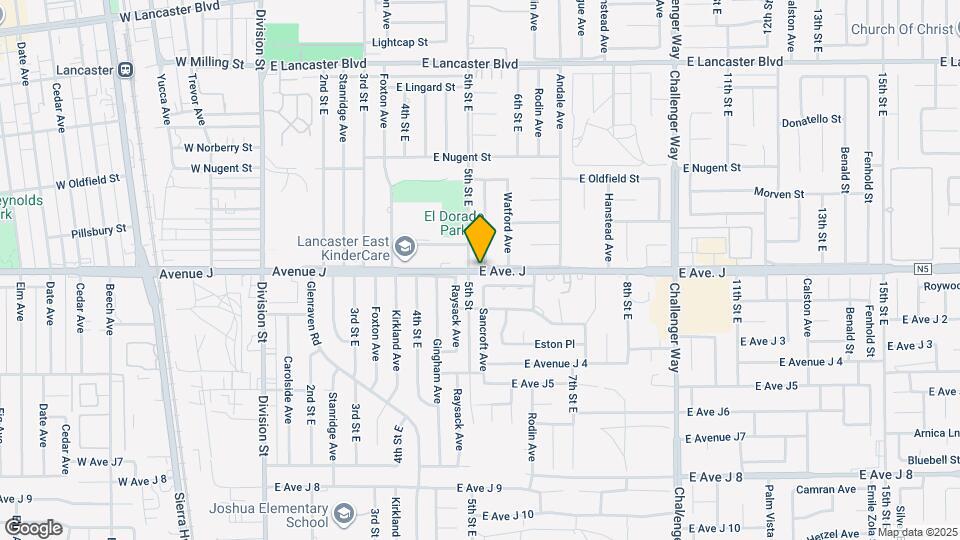 545 E Ave J 9 Map and Location Details