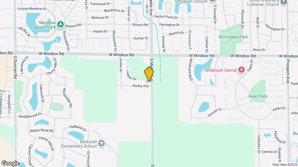 2510 Myers Ct Map and Location Details