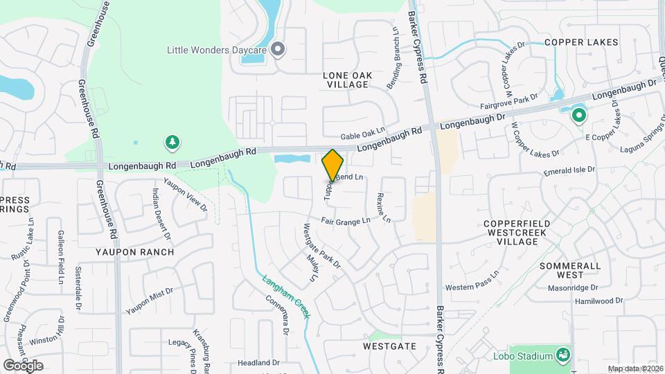 18403 Tupper Bend Ln Map and Location Details