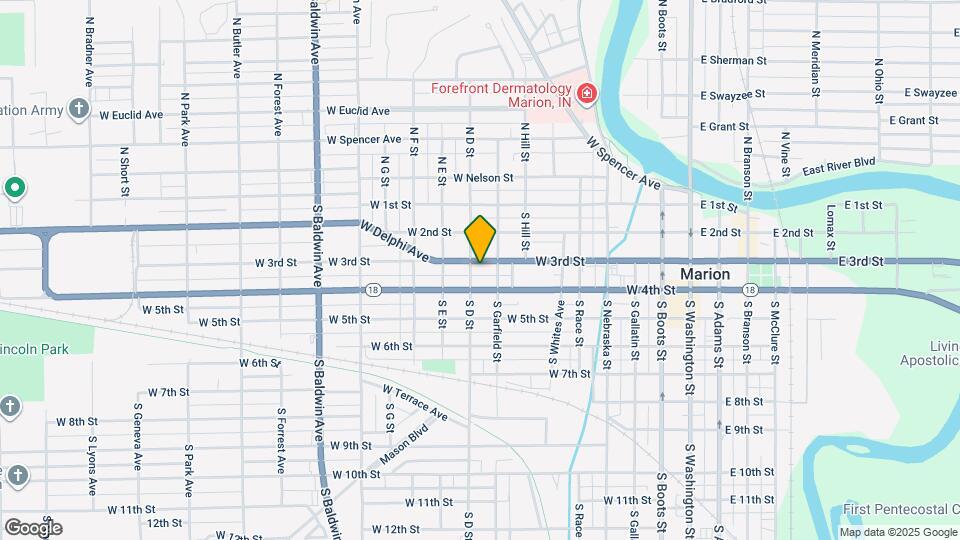 815 W 3rd St Map and Location Details