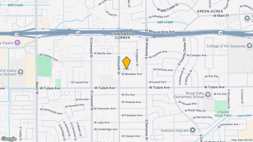 4008 W Meadow Ave Map and Location Details