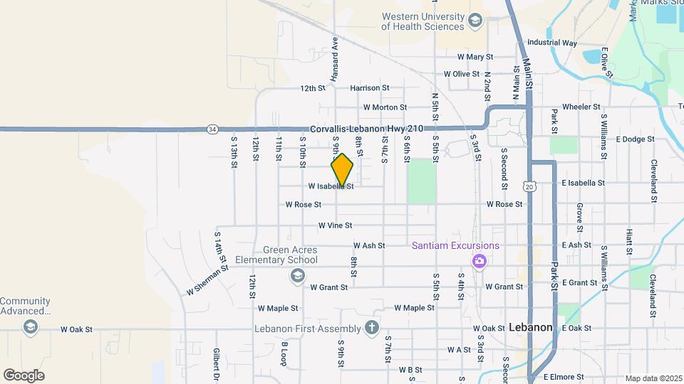 415 S 9th St Map and Location Details
