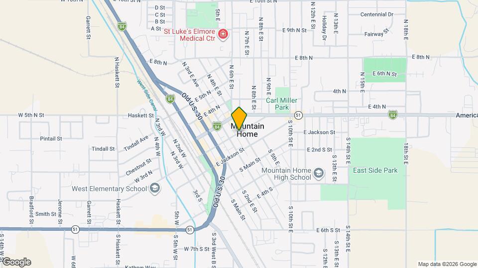 385 E 2nd S St Map and Location Details