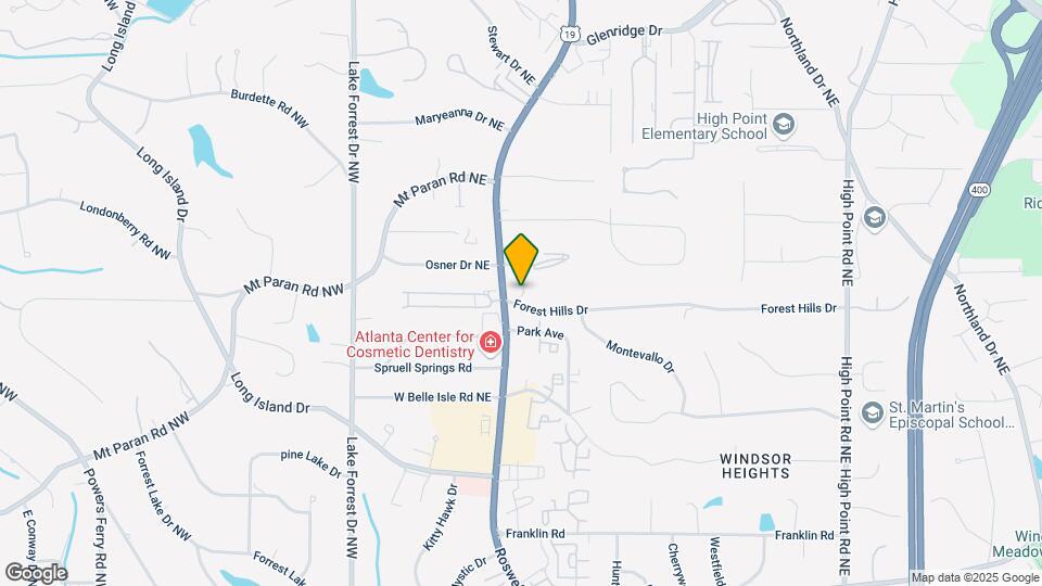 5095 Roswell Rd Map and Location Details