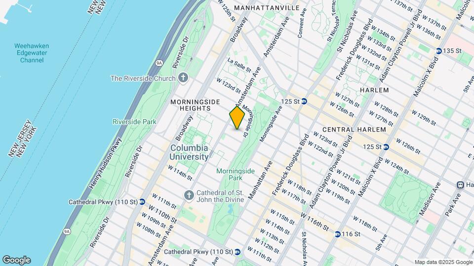 414 W 120th St Map and Location Details