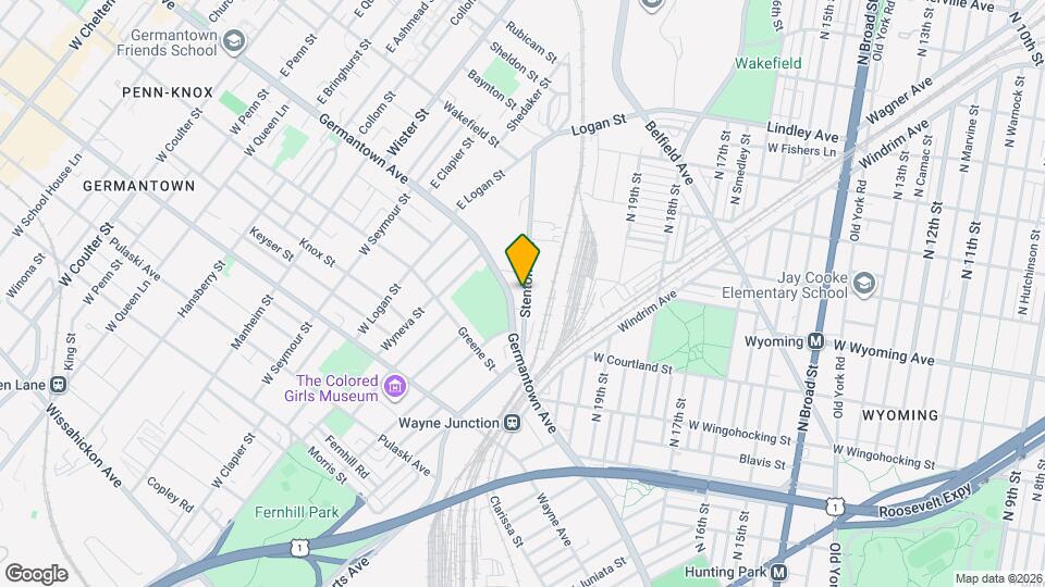 4658 Stenton Ave Map and Location Details