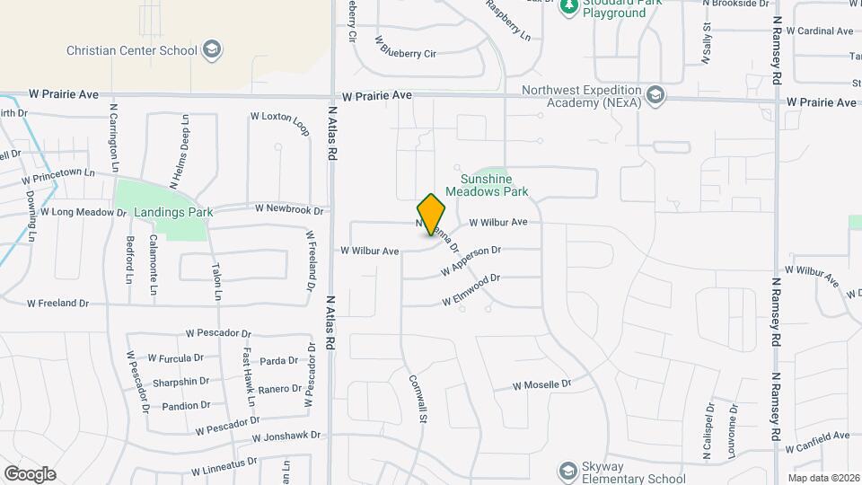 2961 W Wilbur Ave Map and Location Details