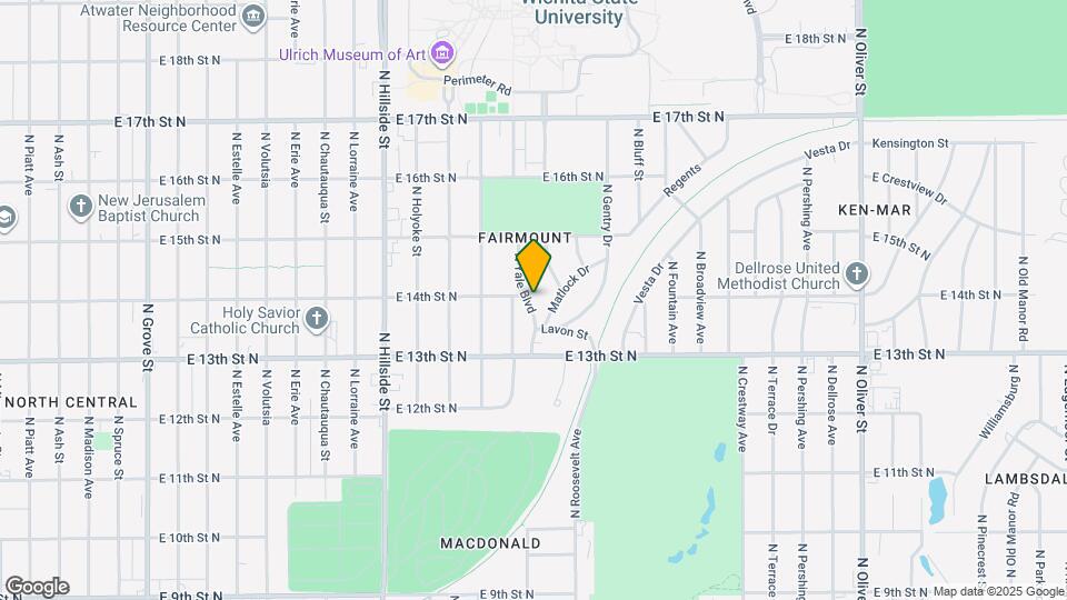 1520 N Yale Blvd Map and Location Details