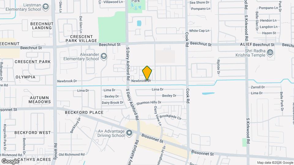 12517 Newbrook Dr Mapa y Detalles de la Ubicación