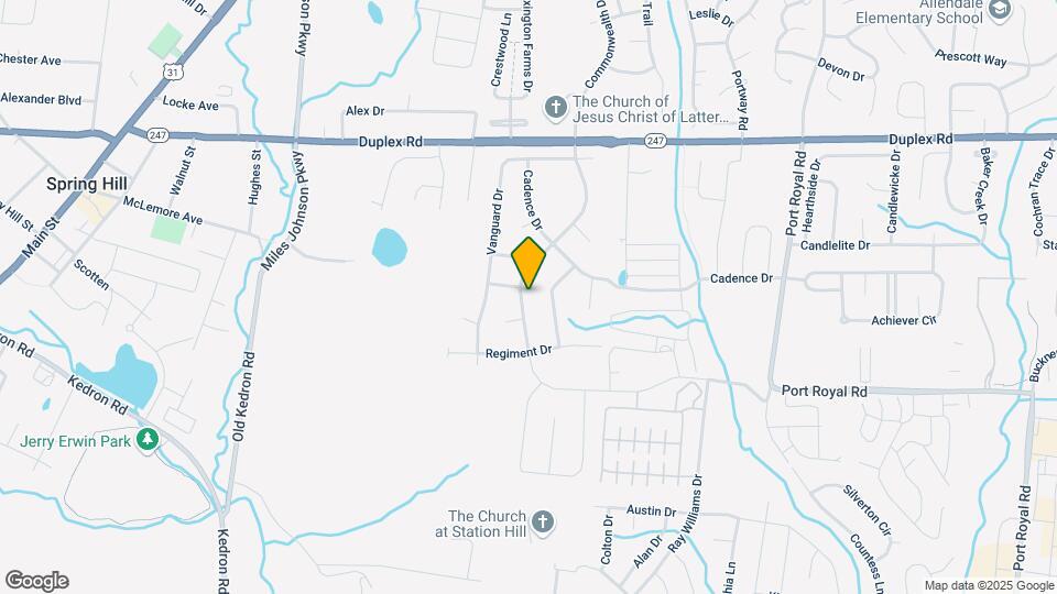 3037 Commonwealth Dr Map and Location Details