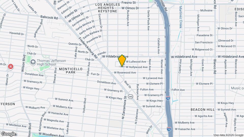 1604 W Hollywood Ave, Unit 1604 Mapa y Detalles de la Ubicación