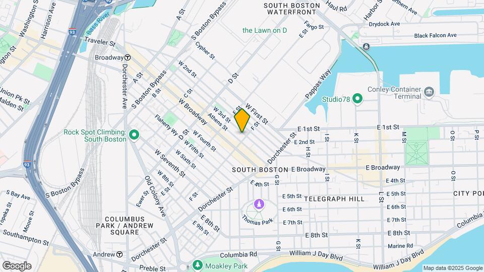 293 W 3rd St Map and Location Details