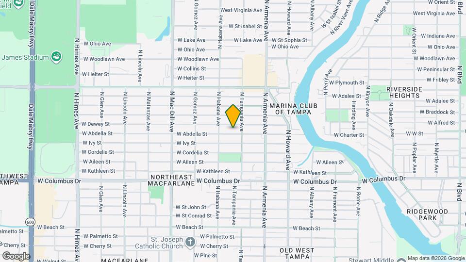 2709 W Abdella St Map and Location Details