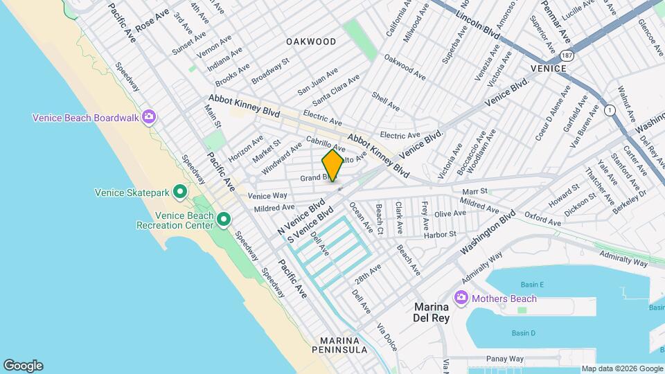 535 Venice Way Map and Location Details
