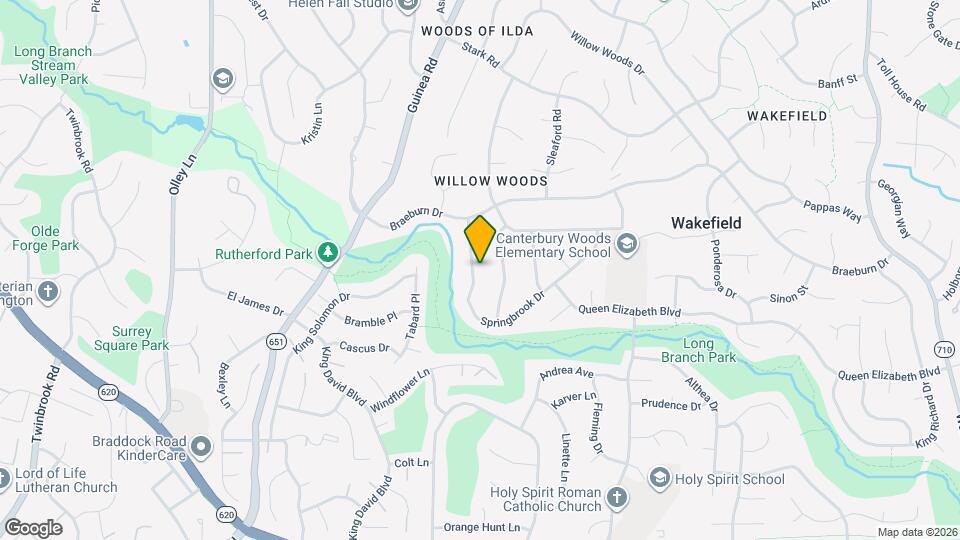 4725 Springbrook Dr Map and Location Details