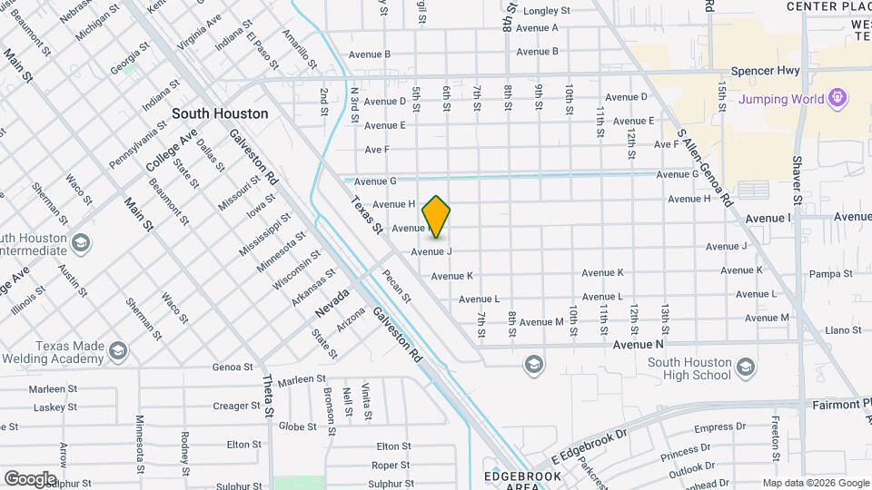 509 Avenue J Map and Location Details