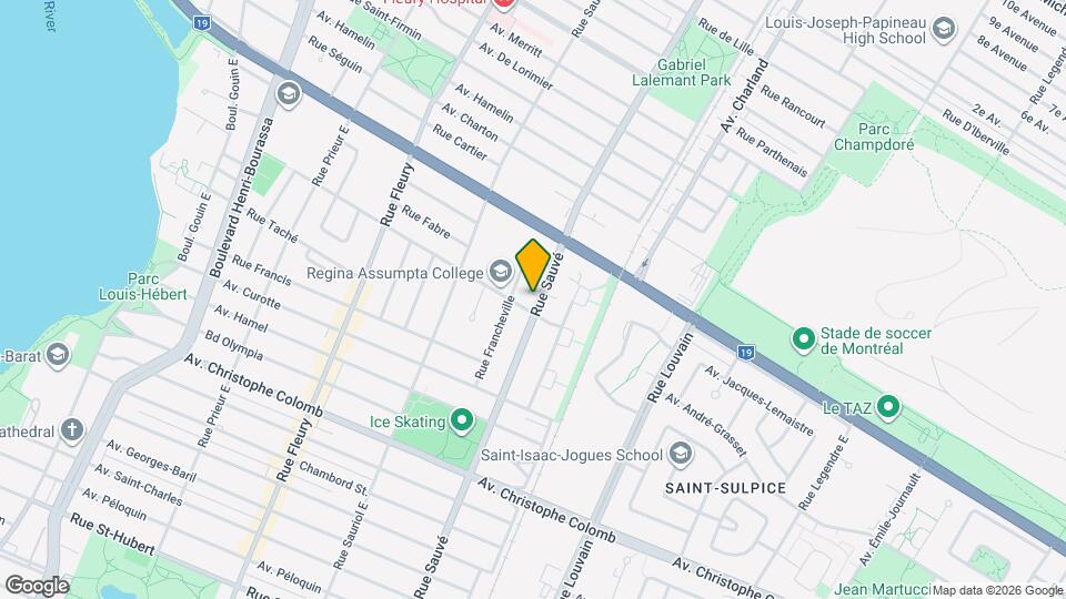 1735 Sauvé Rue E Map and Location Details