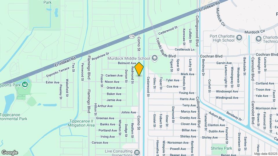 2113 Como St Map and Location Details