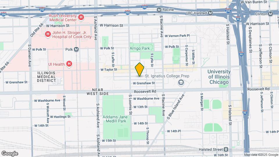 1327 W Fillmore St Map and Location Details