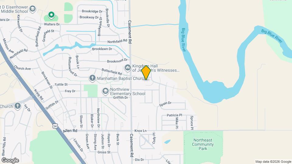 2307 Vineyard Cir Map and Location Details