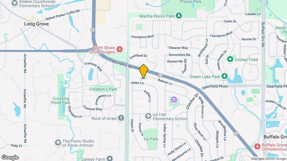 1129 Alden Ln Map and Location Details