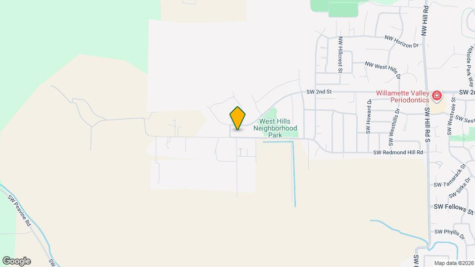 2981 SW Redmond Hill Rd Map and Location Details