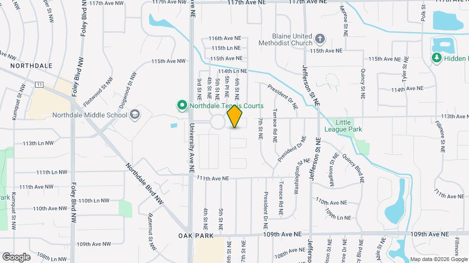 110 113th Square NE Map and Location Details