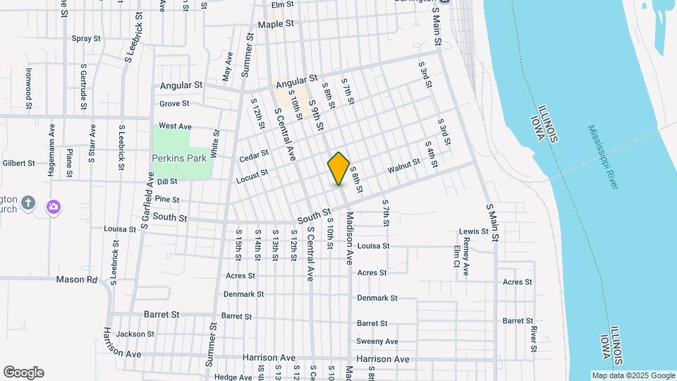 1101 S 9th St Map and Location Details