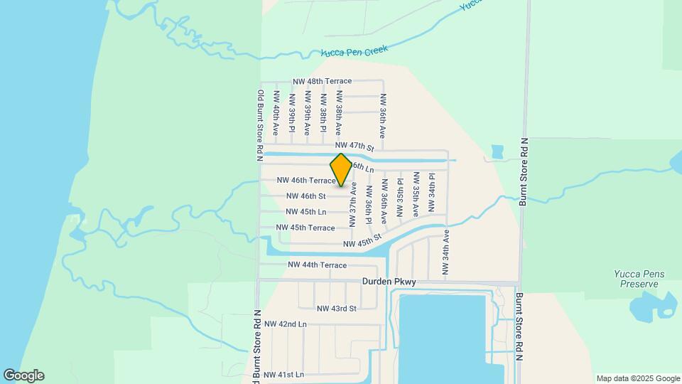 3709 NW 46th St Map and Location Details