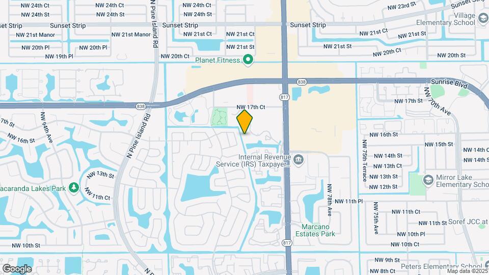 8130 NW 15th Manor Map and Location Details
