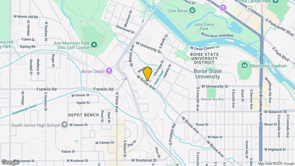 2302 W Boise Ave Map and Location Details