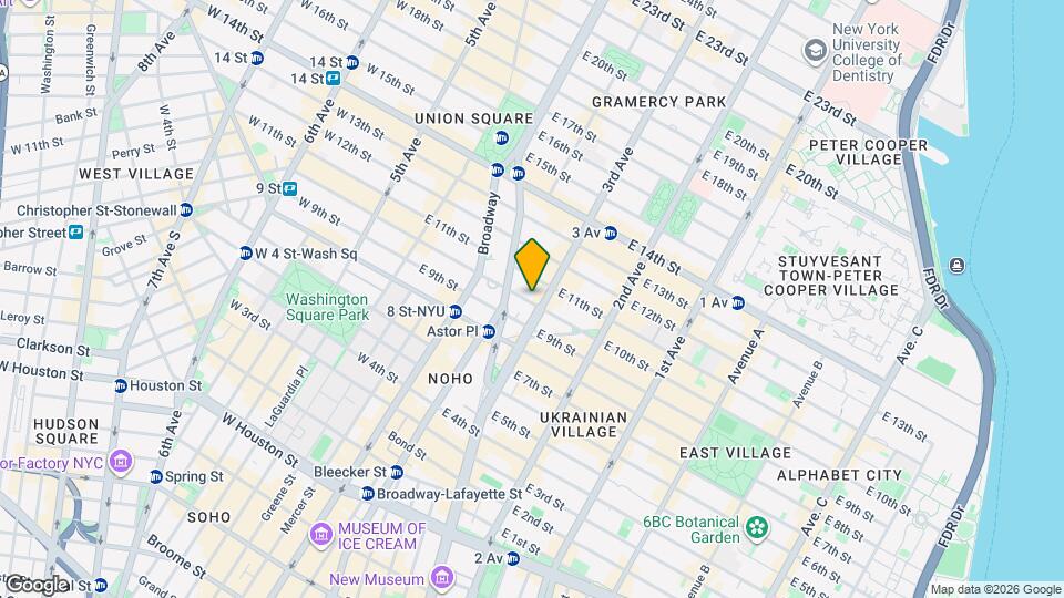 95 E 10th St, Unit 2 Mapa y Detalles de la Ubicación