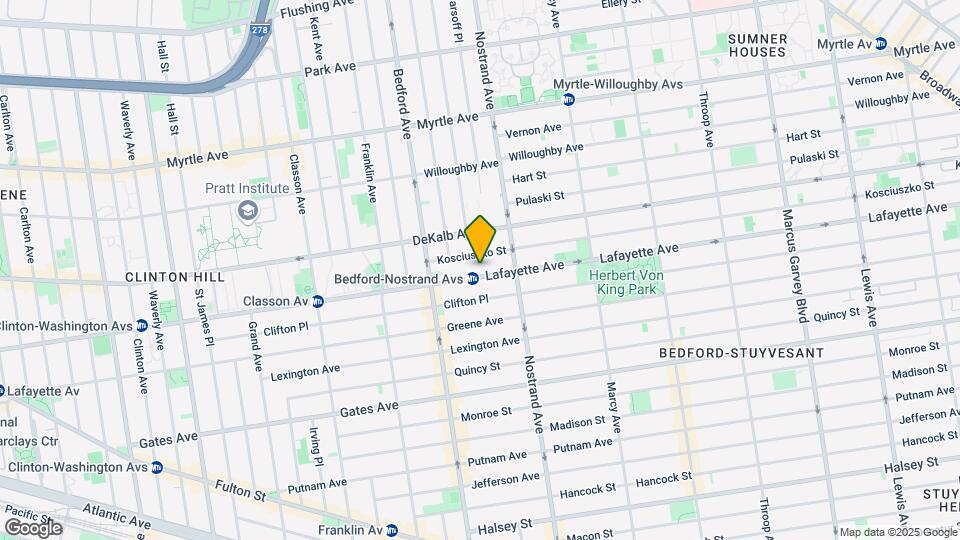 541 Lafayette Ave Mapa y Detalles de la Ubicación