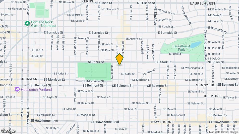 2709 SE Washington St Map and Location Details