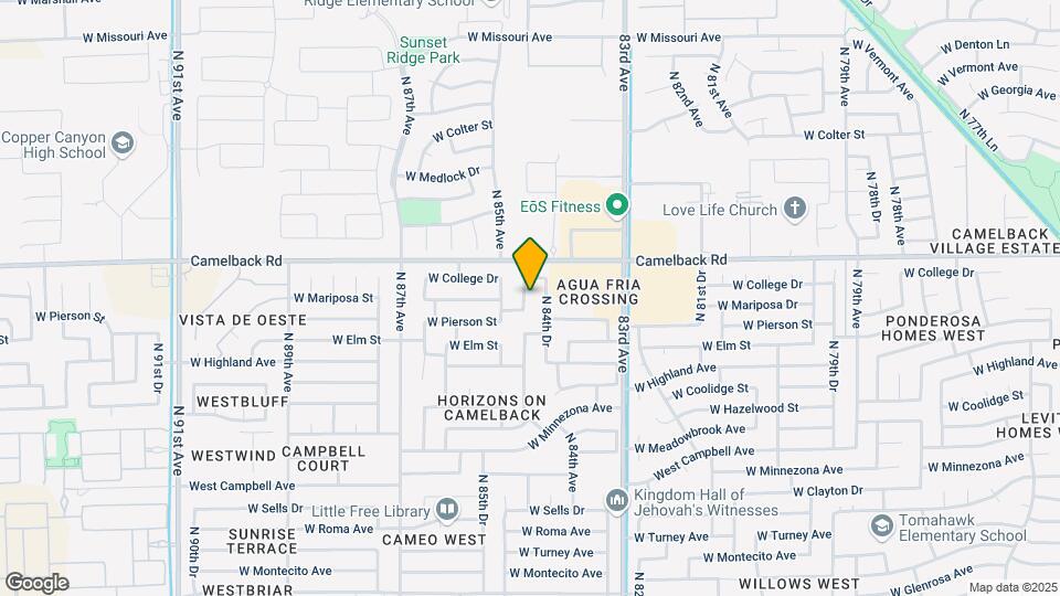 4815 N 84th Ln Map and Location Details