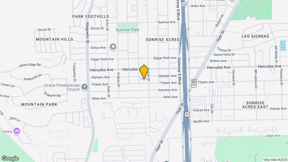 3913 Titanic Ave Map and Location Details