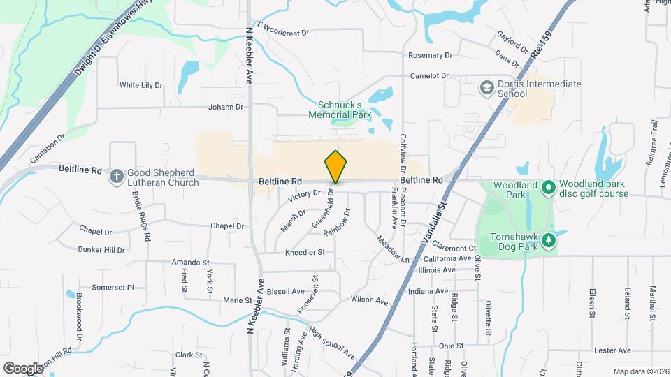 707 Victory Dr Map and Location Details