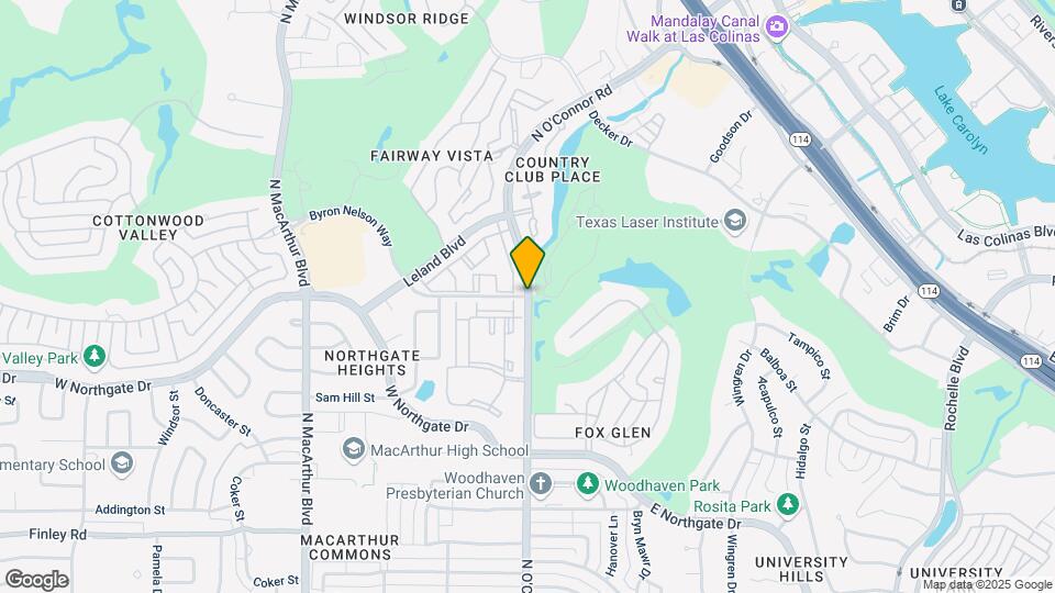4501 N O'Connor Rd Map and Location Details