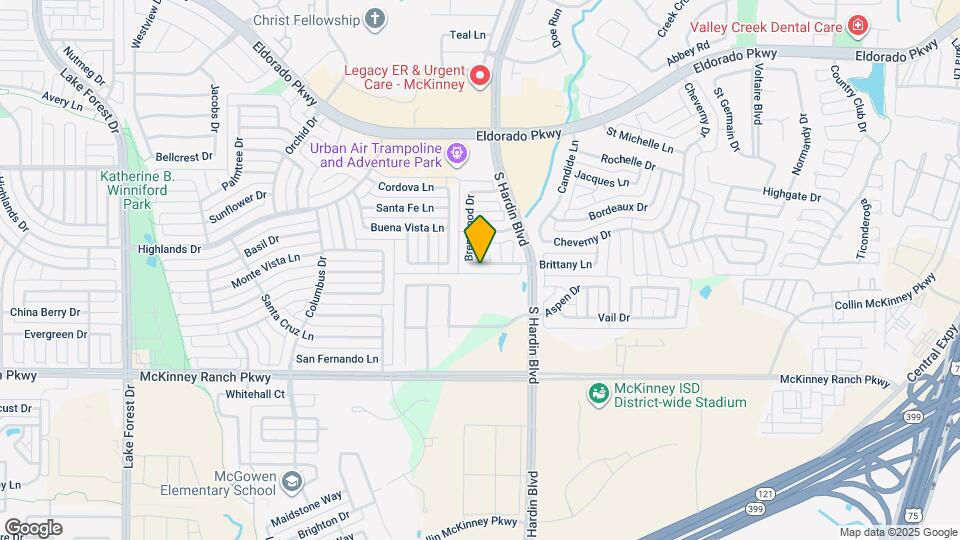 3019 Trailwood Dr Map and Location Details