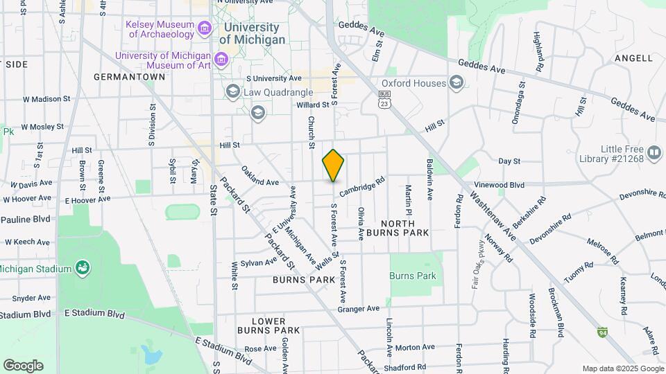 1004 S Forest Ave, Unit 1 Map and Location Details