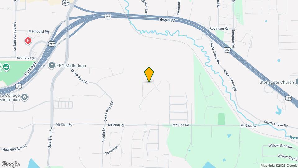 1609 Whisperwood Wy Map and Location Details