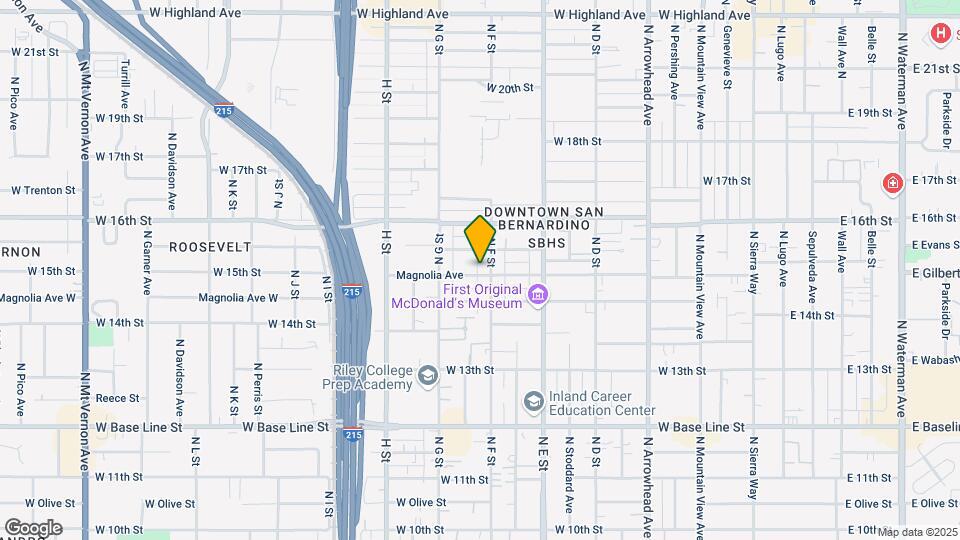 622 W Magnolia Ave Map and Location Details