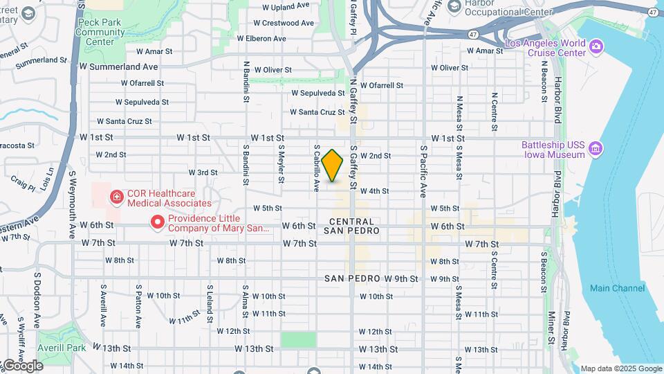 758 1/2 W 4th St Map and Location Details