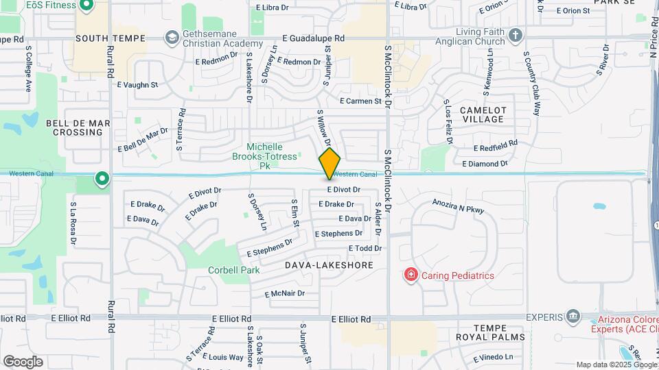 1540 E Divot Dr Map and Location Details