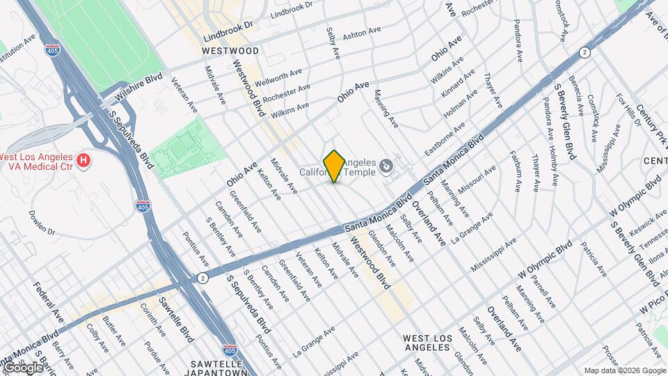 1715 Glendon Ave Mapa y Detalles de la Ubicación