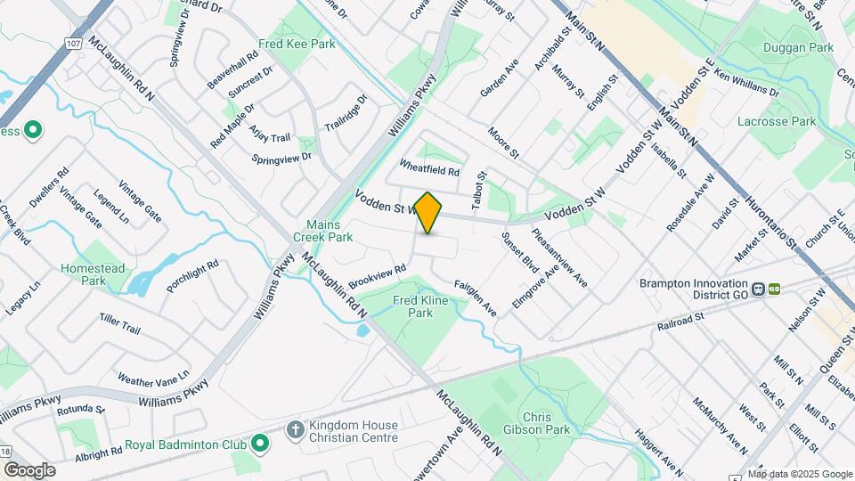 9 Deerpark Crescent Map and Location Details