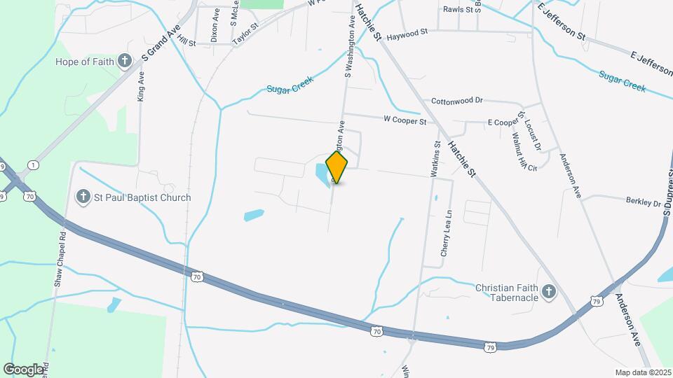 1156 S Washington Ave Map and Location Details