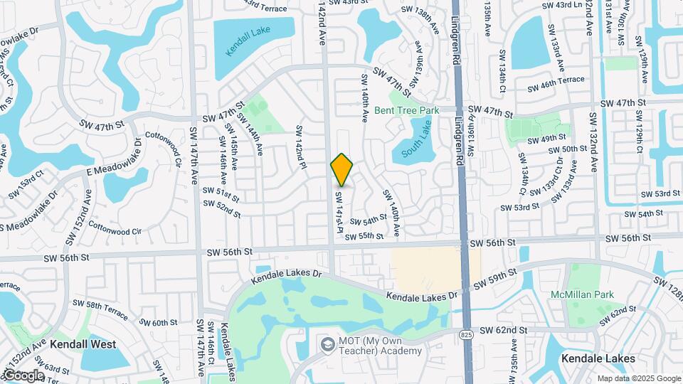 5207 SW 141st Pl Map and Location Details
