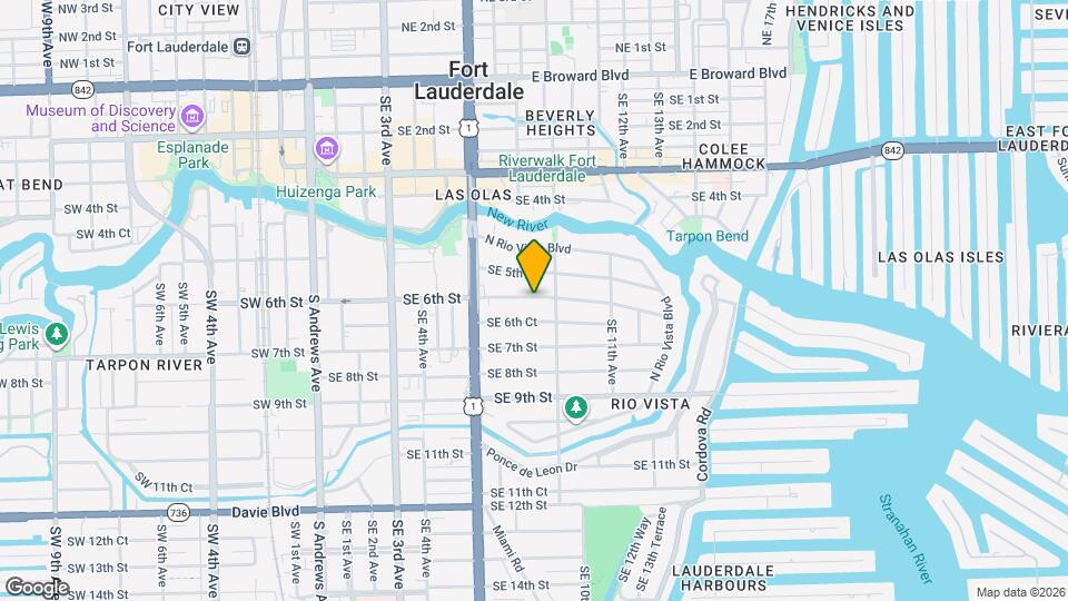 808 SE 6th St Map and Location Details
